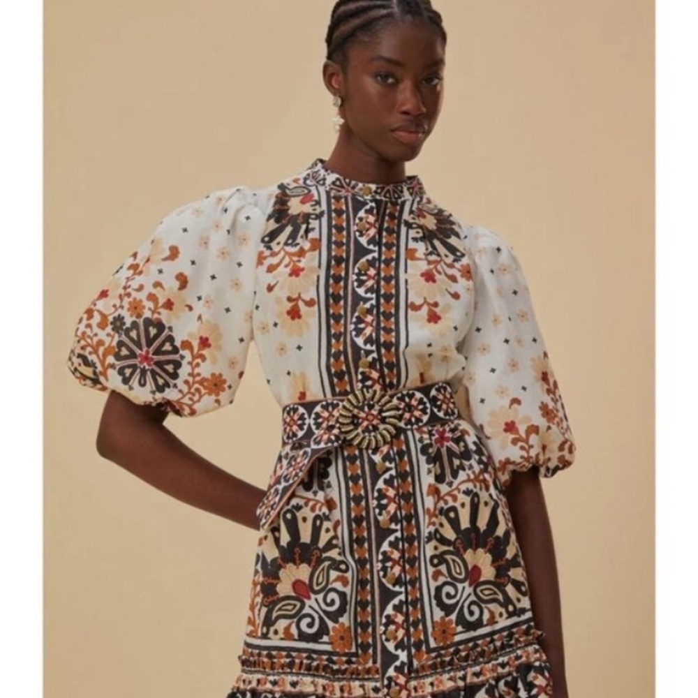 FARM Rio Multicolor Patterned Mini Dress - Picture 3 of 3
